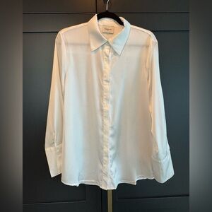 New White silk Blouse